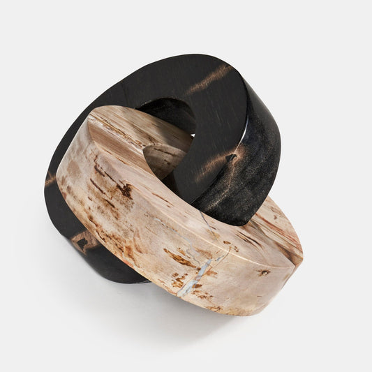 Luho Design House Linx Petrified Wood Sculpture