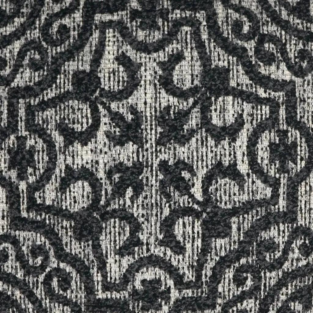 Linz Traditional Black Grey Large Throw Pillow Insert - LOOMLAN - D.V. Kap - Throw Pillows
