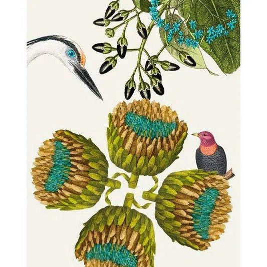 Love Buds Tropical Canvas Wall Art Indoor - Outdoor - LOOMLAN - LOOMLAN - Canvas Art