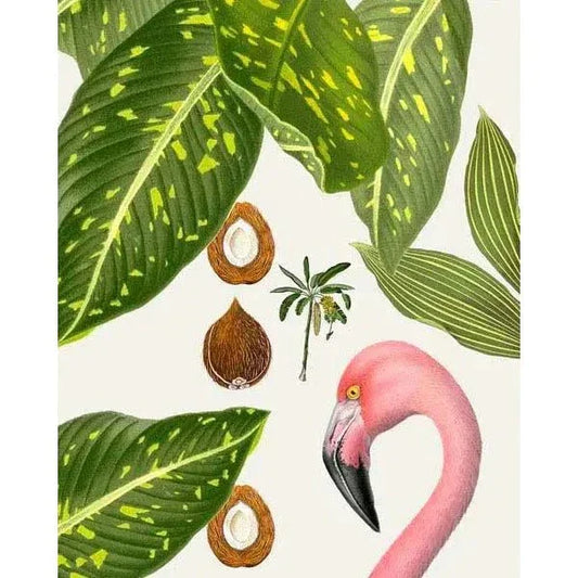 Love Tropical Canvas Wall Art for Indoor - Outdoor Spaces - LOOMLAN - LOOMLAN - Canvas Art