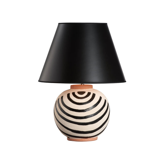 Luca Hand Painted Terracotta Table Lamp