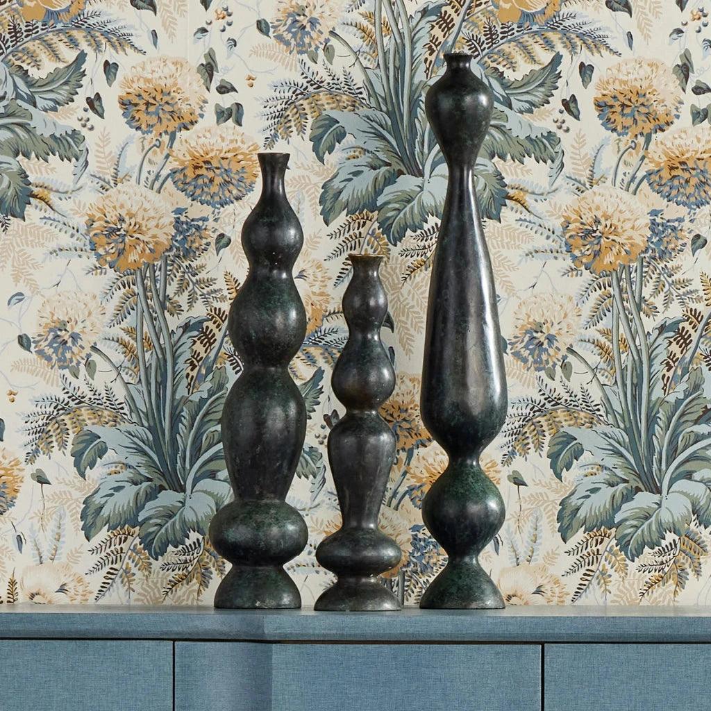 Luganzo Medium Bronze Vase - LOOMLAN - Currey & Co - Vases & Jars