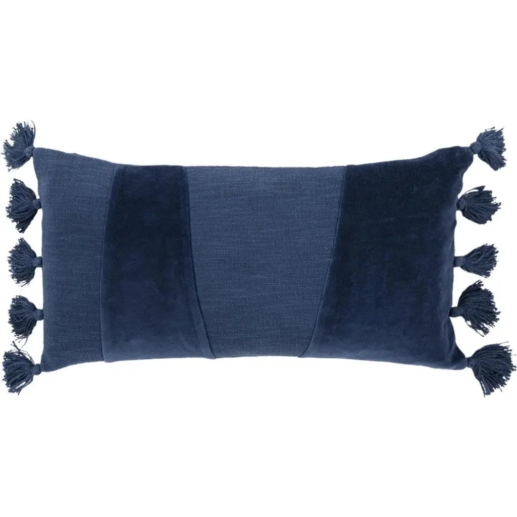 Lulu Pieced Geometric Lumbar Pillow Insert - LOOMLAN - LOOMLAN - Throw Pillows