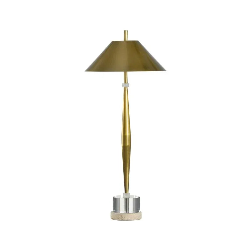 Luxurious Slim Gold Shade Table Lamp - LOOMLAN - Chelsea House - Table Lamps