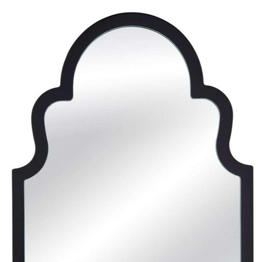 Stylish Wood Framed Vertical Wall Mirror