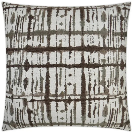 Maddox Latte Chocolate Brown Throw Pillow Insert - LOOMLAN - D.V. Kap - Throw Pillows