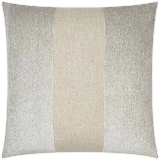 Magritte Pearl Ribbon Silver Large Throw Pillow Insert - LOOMLAN - D.V. Kap - Throw Pillows