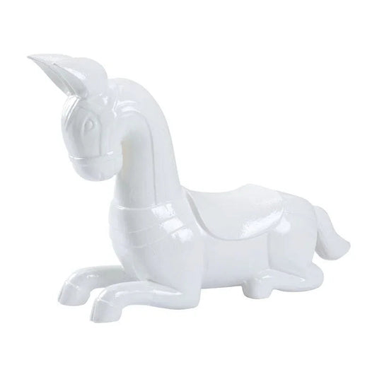 Majestic Horse Ceramic Made Sculpture - LOOMLAN - Chelsea House - Statues & Sculptures