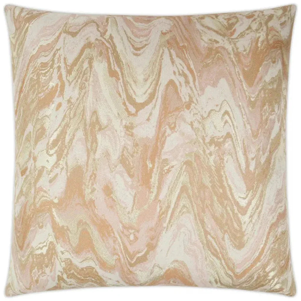 Malta Blush Brown Throw Pillow With Insert - LOOMLAN - D.V. Kap - Throw Pillows