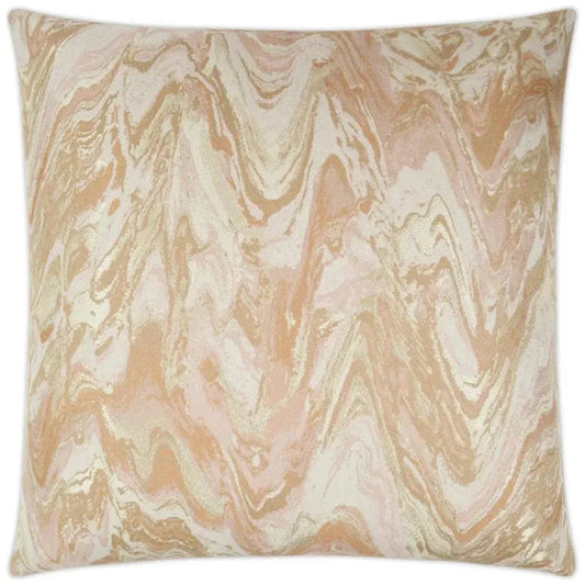 Malta Blush Brown Throw Pillow With Insert - LOOMLAN - D.V. Kap - Throw Pillows