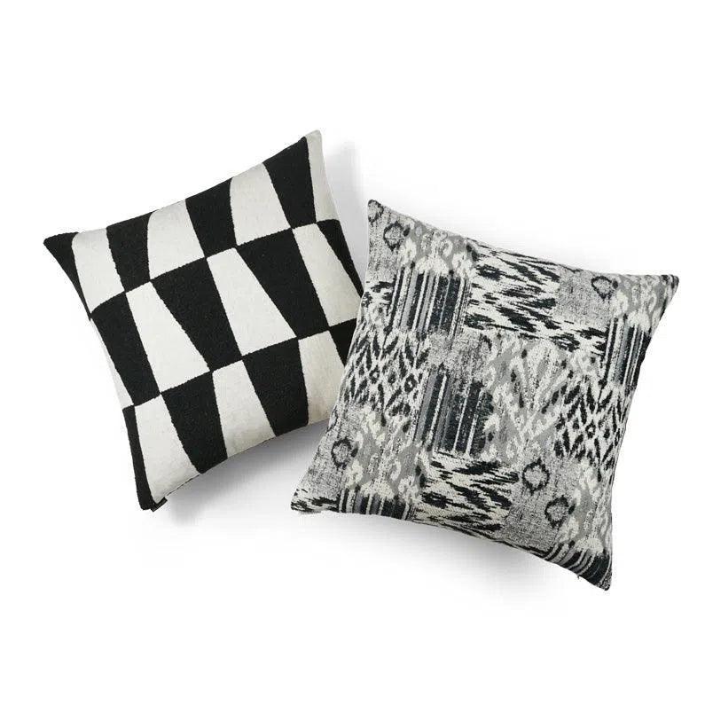 Manfri Zinc Global Grey Large Throw Pillow Insert - LOOMLAN - D.V. Kap - Throw Pillows