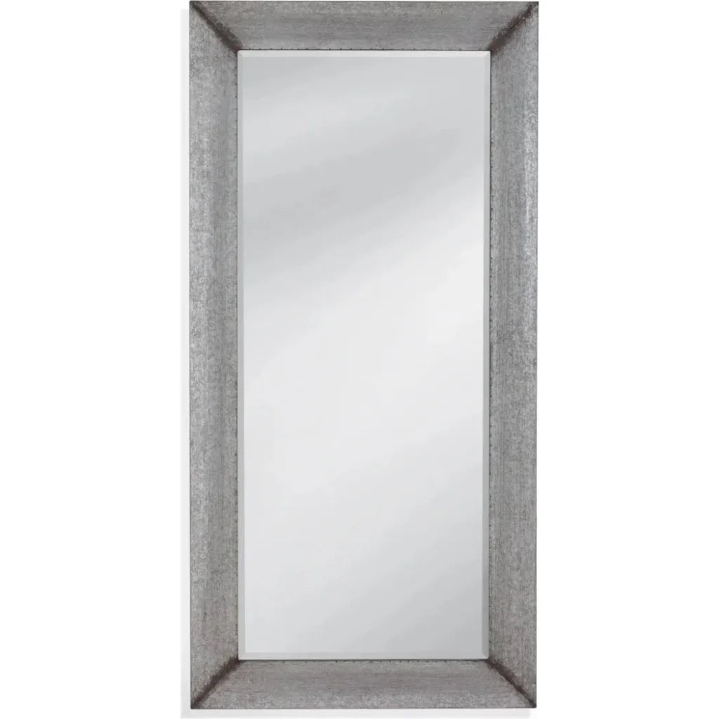 Manny MDF & Metal Grey Vertical Floor Mirror