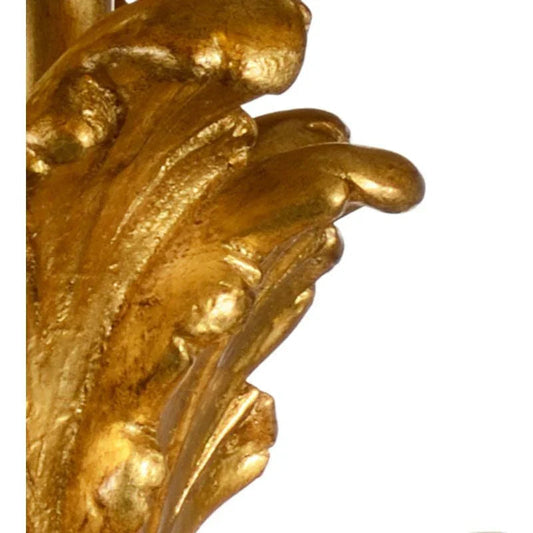 Mar - A - Lago Gold Leaf Design Table Lamp - LOOMLAN - Wildwood - Table Lamps