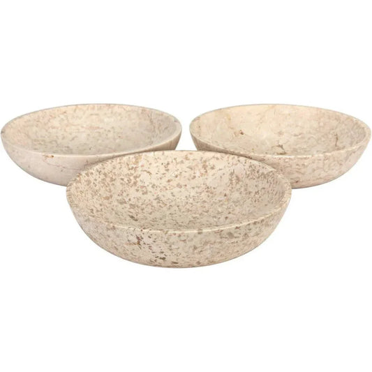 Marble Bowls, Set of 3 - LOOMLAN - Noir - Boxes & Bowls