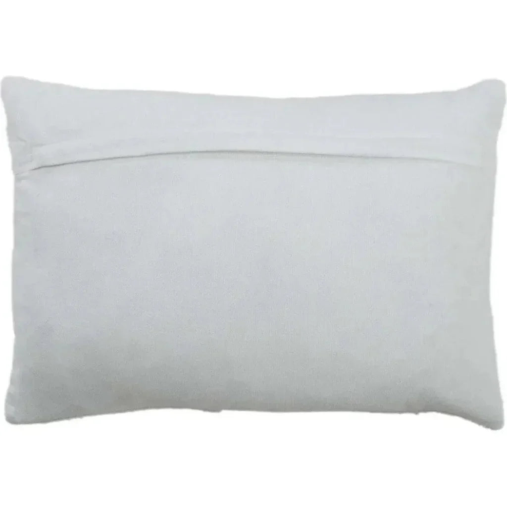 LOOMLAN Margo Striped White Lumbar Pillow Insert