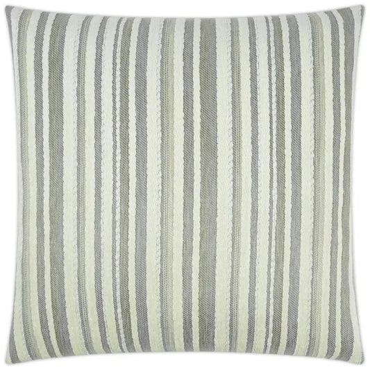 Marisol Taupe Stripes Taupe Large Throw Pillow Insert - LOOMLAN - D.V. Kap - Throw Pillows