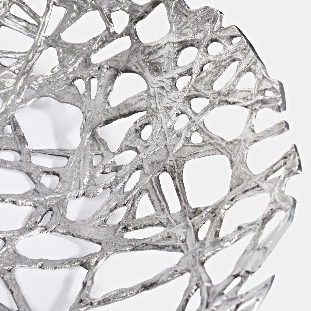Luho Design House Marley Grand Mesh Silver Bowl