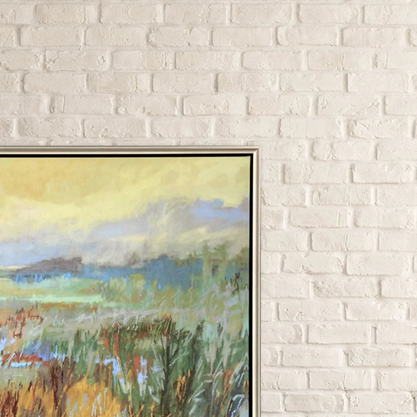 Paragon Marsh in May Green Canvas Art
