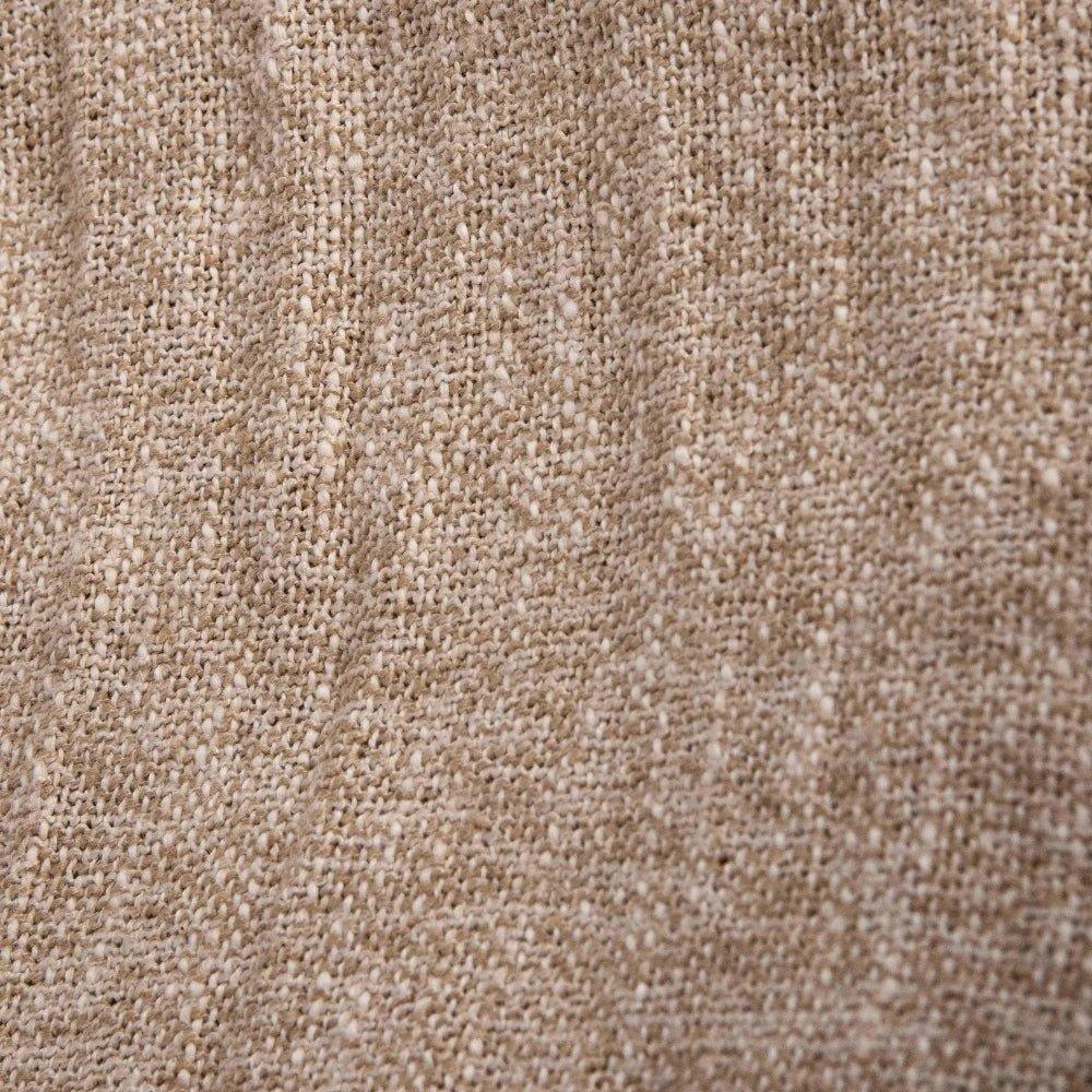 Marta Beige Throw Blanket - LOOMLAN - LOOMLAN - Throw Blankets