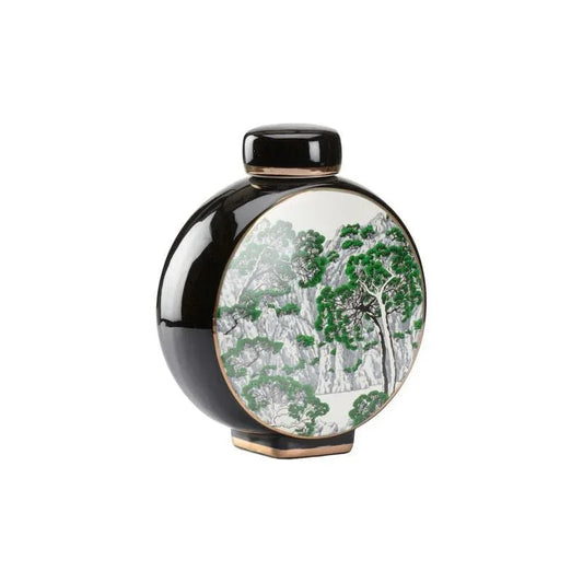 Wildwood Matsu Chinoiserie Style Ceramic Vase