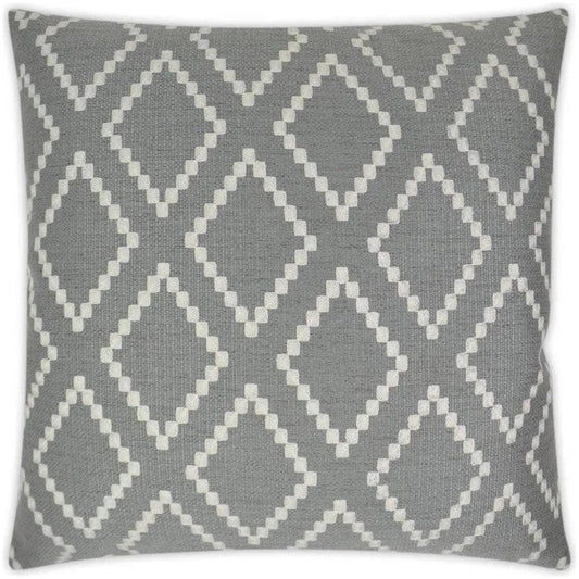 Matteo Smoke Grey Throw Pillow With Insert - LOOMLAN - D.V. Kap - Throw Pillows