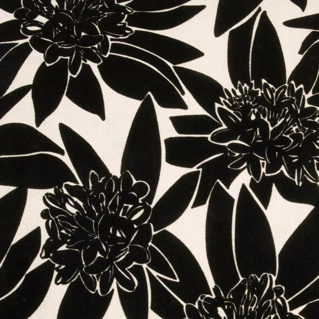 Maui Black Throw Pillow With Insert - LOOMLAN - D.V. Kap - Throw Pillows
