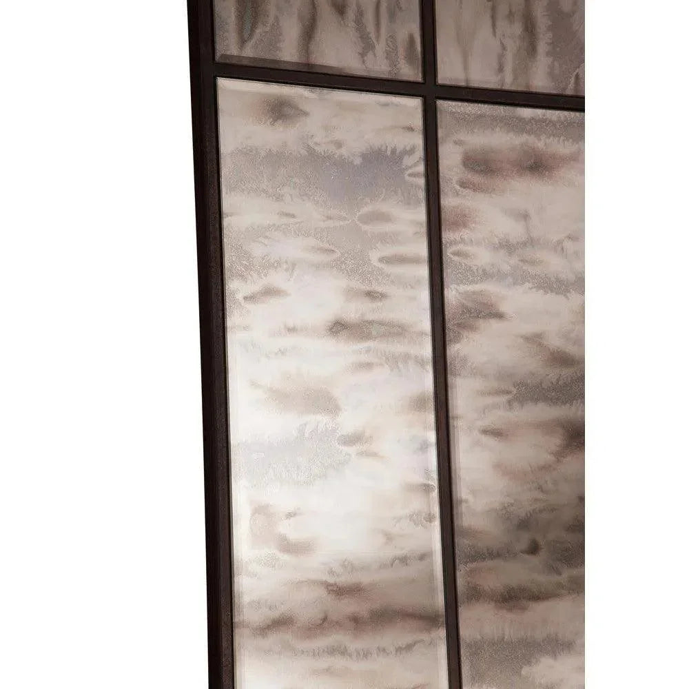 Maxwell Metal Brown Vertical Floor Mirror-Floor Mirrors-Bassett Mirror-LOOMLAN