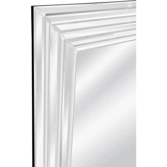 McKinley Wood Silver Vertical Wall Mirror -- view 2
