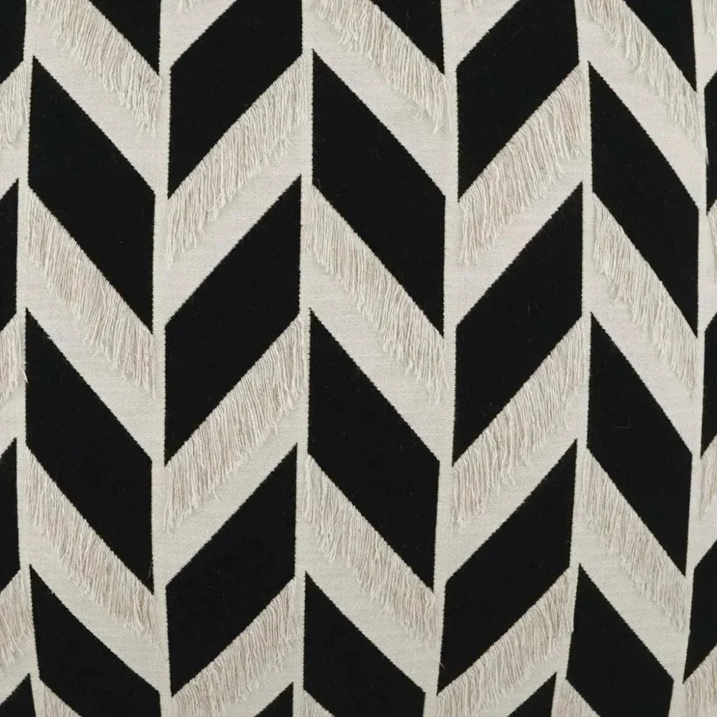 D.V. Kap McZagger Black Throw Pillow With Insert
