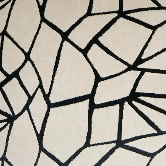 Melawi Abstract Black Large Throw Pillow Insert - LOOMLAN - D.V. Kap - Throw Pillows