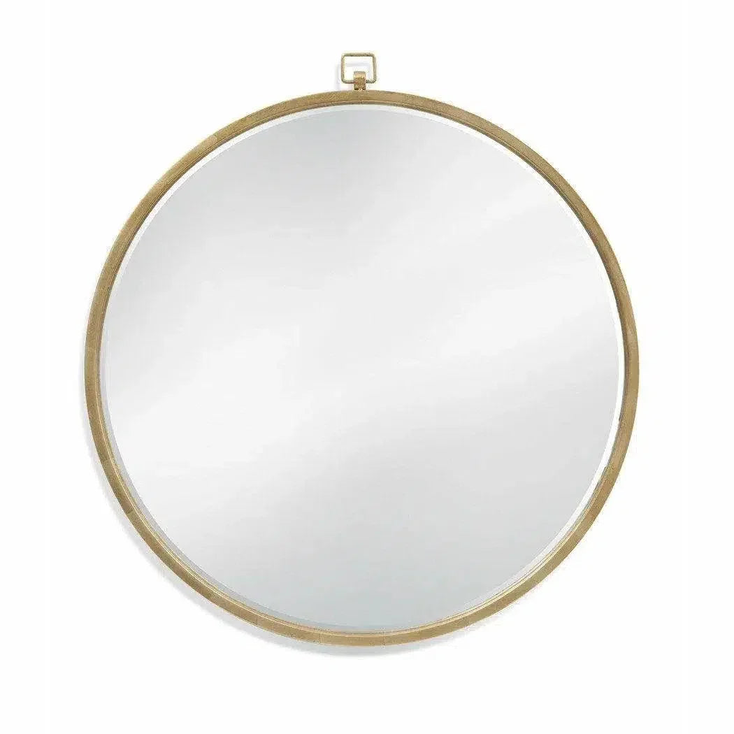 Metal Framed Traditional Round Wall Mirror