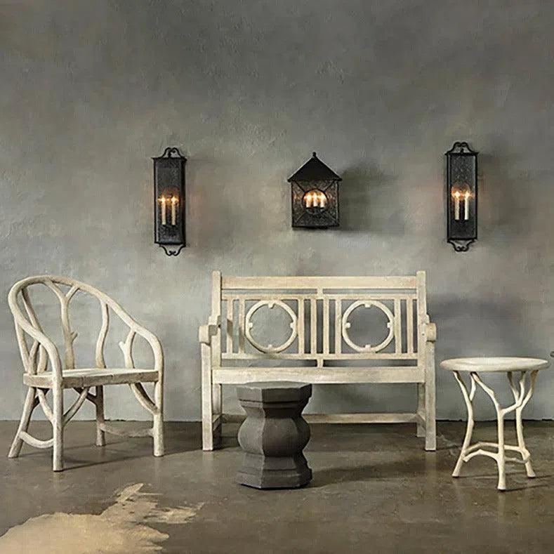 Midnight Ripley Large Outdoor Wall Sconce - LOOMLAN - Currey & Co - Wall Sconces