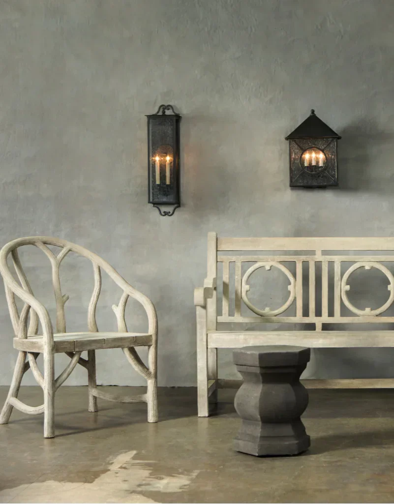 Midnight Ripley Large Outdoor Wall Sconce - LOOMLAN - Currey & Co - Wall Sconces