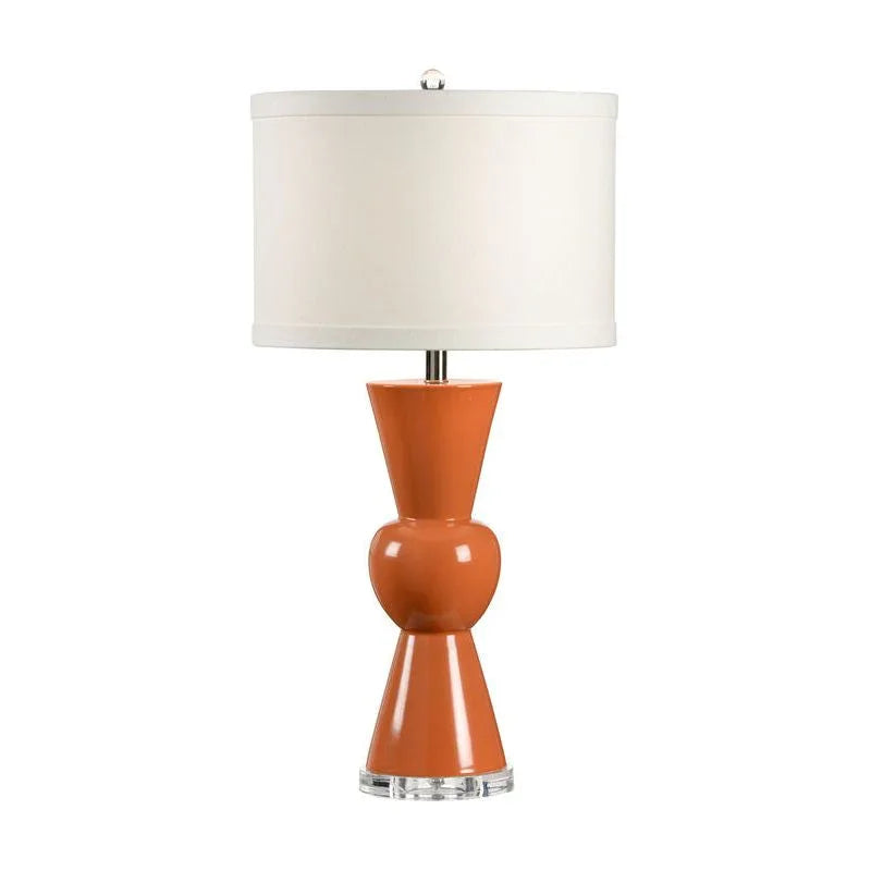 Wildwood Mildred Orange Glazed Ceramic Table Lamp
