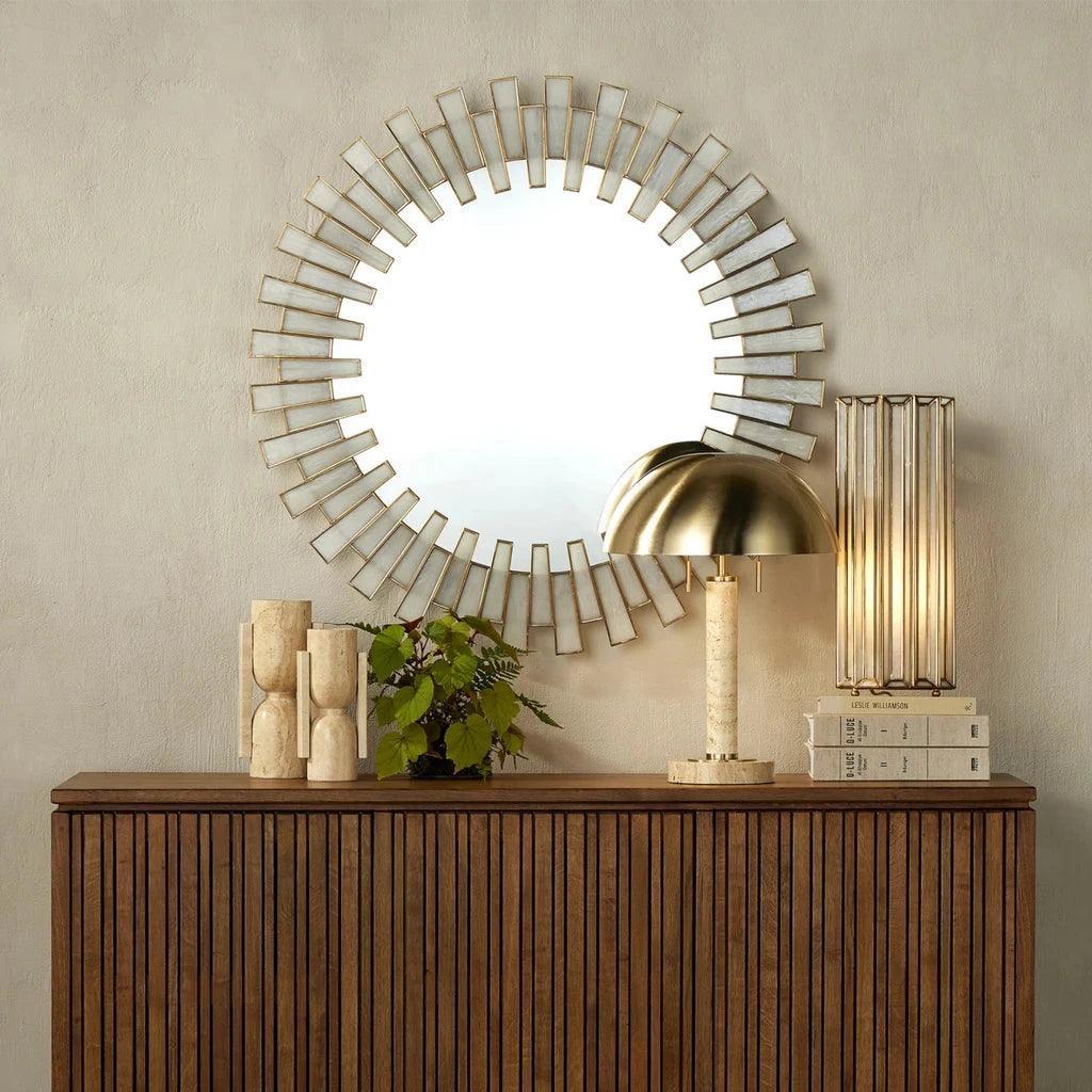Miles Table Lamp - LOOMLAN - Currey & Co - Table Lamps