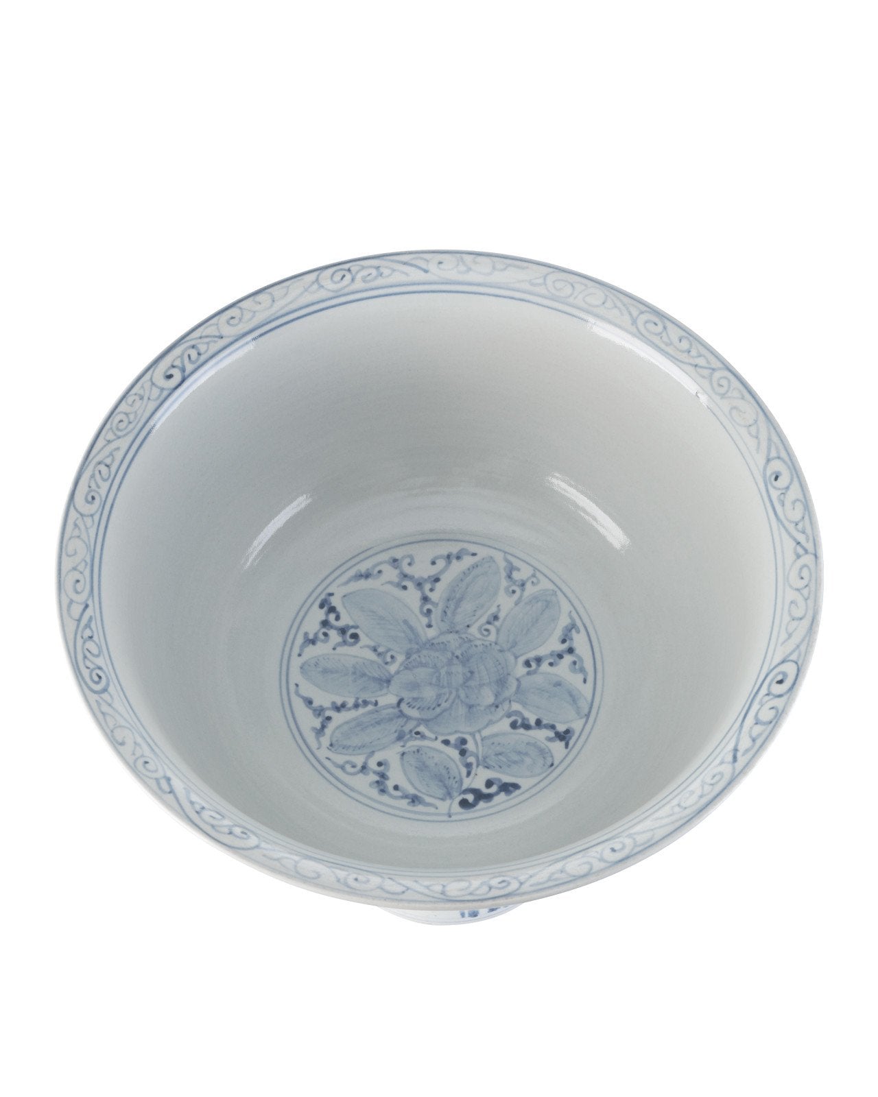 Ming Offering Porcelain Pedestal Bowl