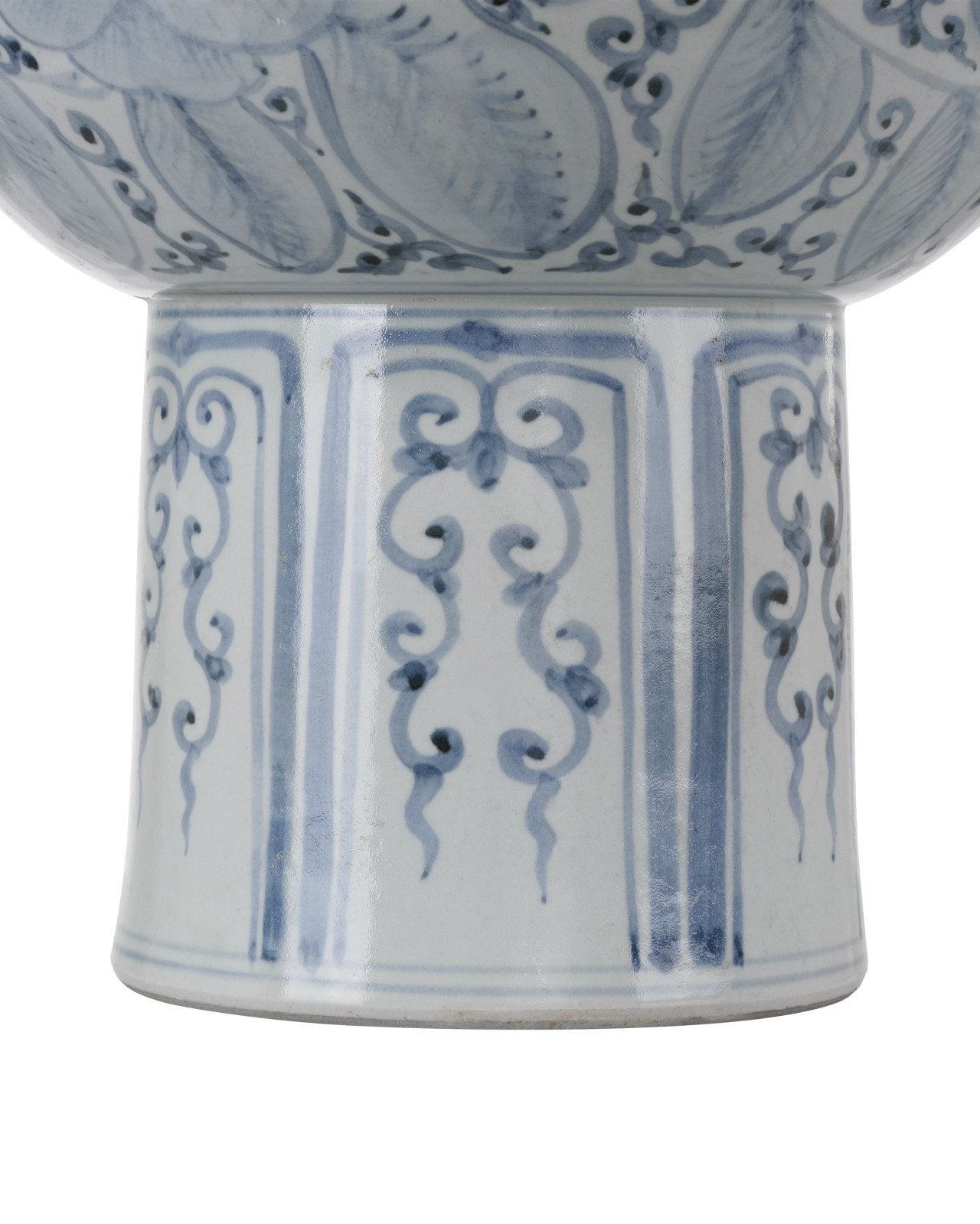 Ming Offering Porcelain Pedestal Bowl