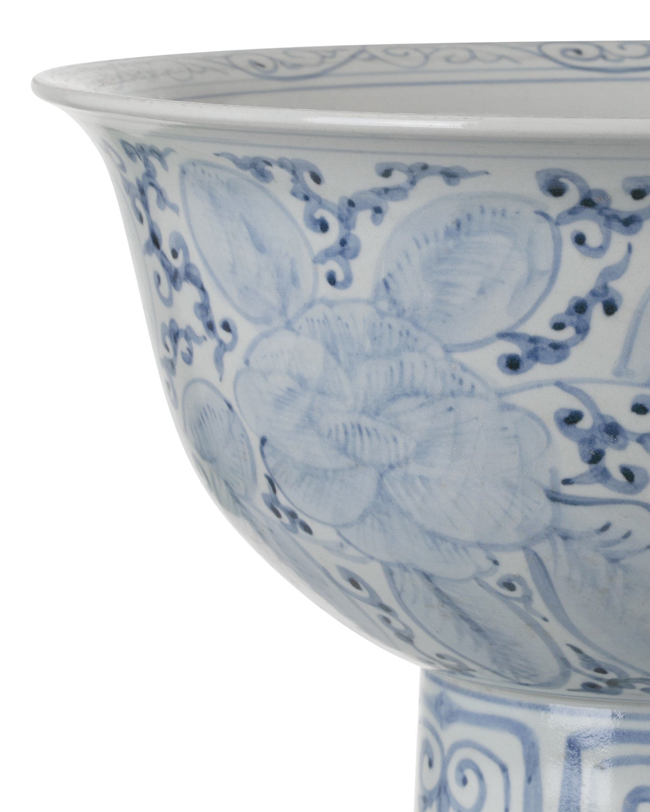 Ming Offering Porcelain Pedestal Bowl