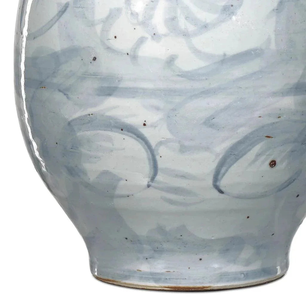 Ming - Style Countryside Large Preserve Pot - LOOMLAN - Currey & Co - Vases & Jars
