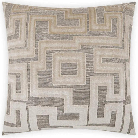 Modernist Oat Brown Throw Pillow With Insert - LOOMLAN - D.V. Kap - Throw Pillows