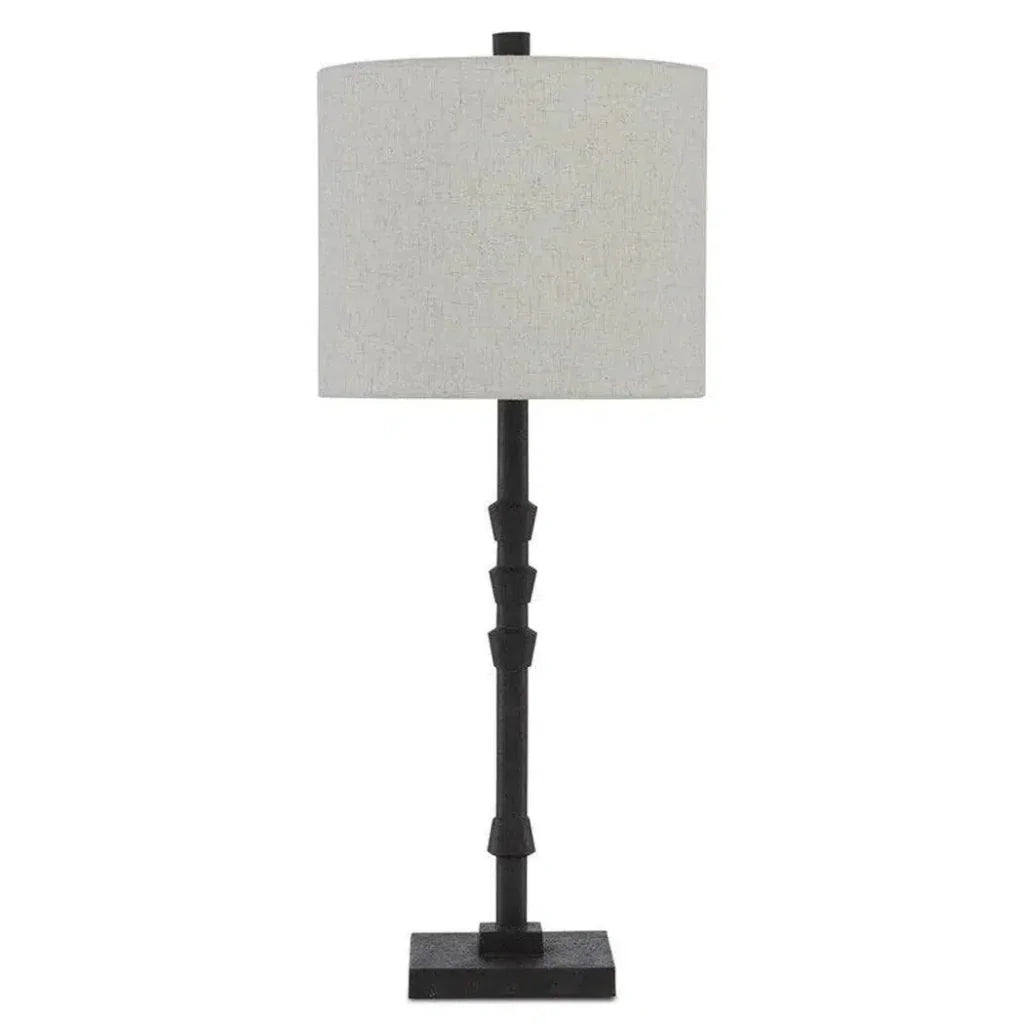 Mole Black Lohn Table Lamp - LOOMLAN - Currey & Co - Table Lamps