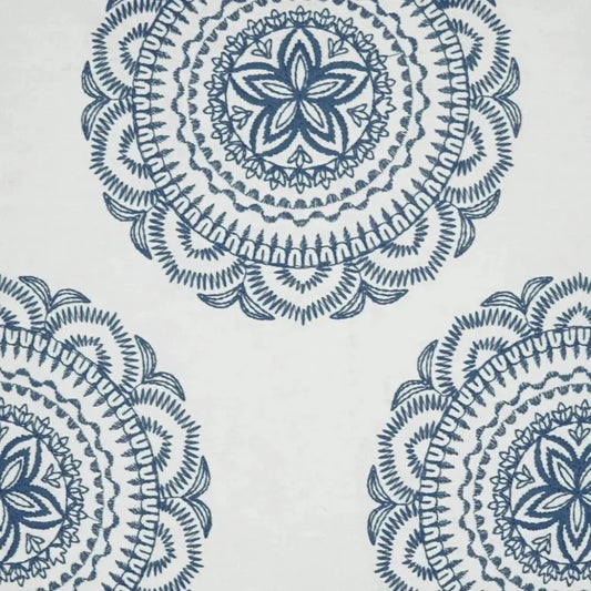 Mondelo Navy Floral Navy Large Throw Pillow Insert - LOOMLAN - D.V. Kap - Throw Pillows