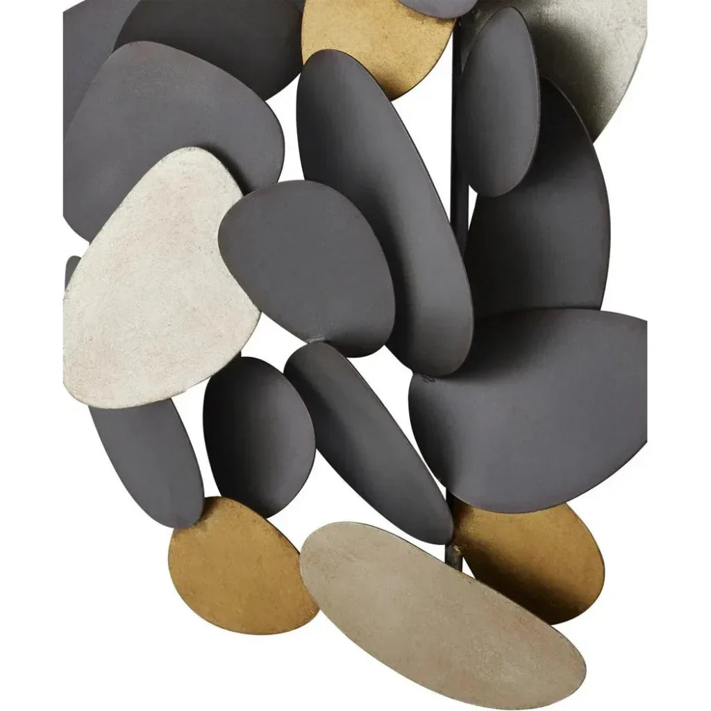 Moon Dust Iron Grey Wall Sconce - LOOMLAN - Currey & Co - Wall Sconces