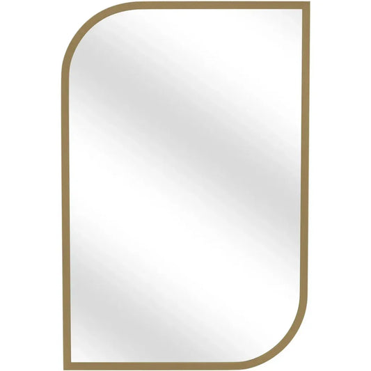 Motha Metal Gold Vertical Wall Mirror - LOOMLAN - Bassett Mirror - Wall Mirrors