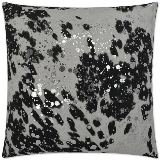 Mottley Moo Domino Black Throw Pillow Insert - LOOMLAN - D.V. Kap - Throw Pillows