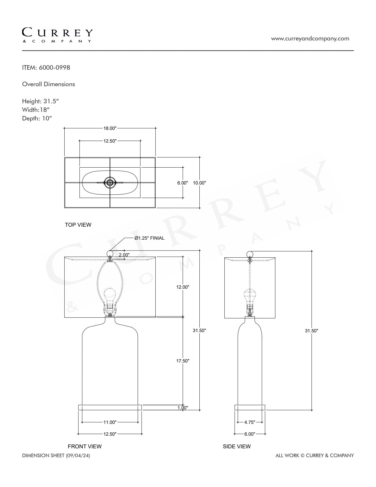 Musing White Composite And Wood Table Lamp