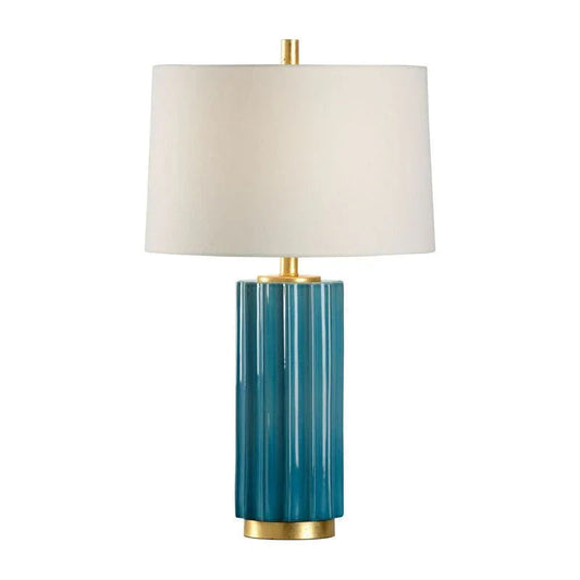 Mythos Glazed Ceramic Table Lamp - LOOMLAN - Wildwood - Table Lamps