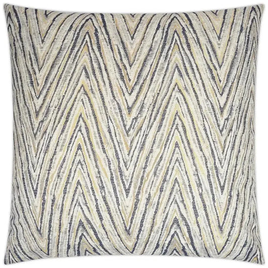 Nanga Glam Chevron Gold Large Throw Pillow Insert - LOOMLAN - D.V. Kap - Throw Pillows