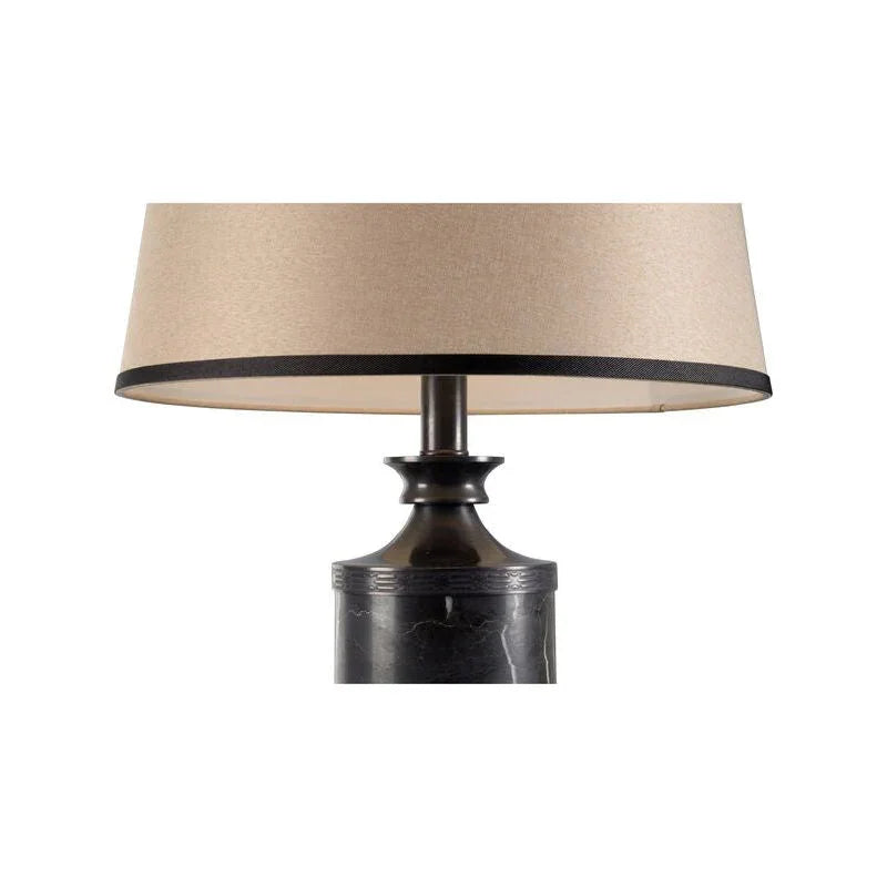 Natural Black Marble Urn Table Lamp - LOOMLAN - Wildwood - Table Lamps