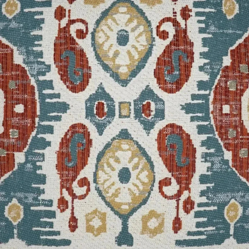 Navone Heirloom Red Teal Large Throw Pillow Insert - LOOMLAN - D.V. Kap - Throw Pillows